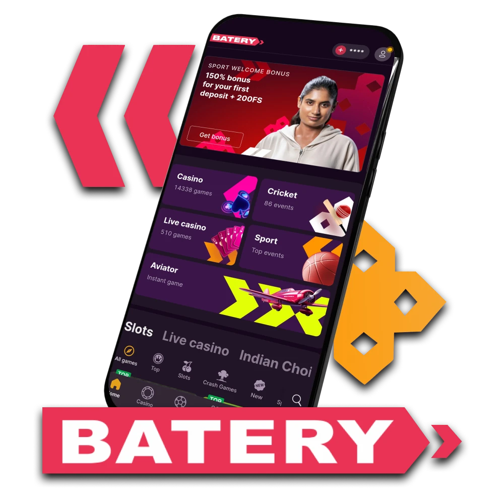 For betting and games, choose the Batery app.