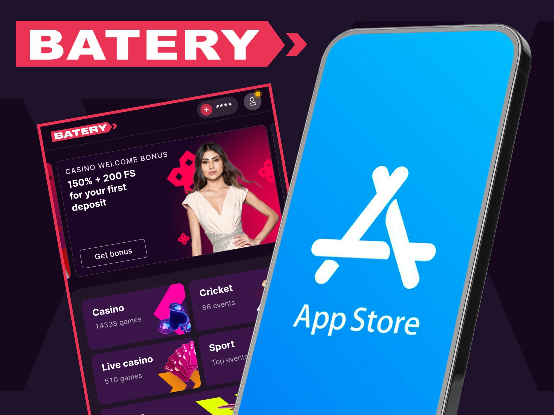 We will tell you whether you can download the Batery application from the App Store.