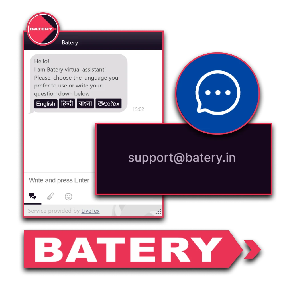 You can always contact the Batery website support.