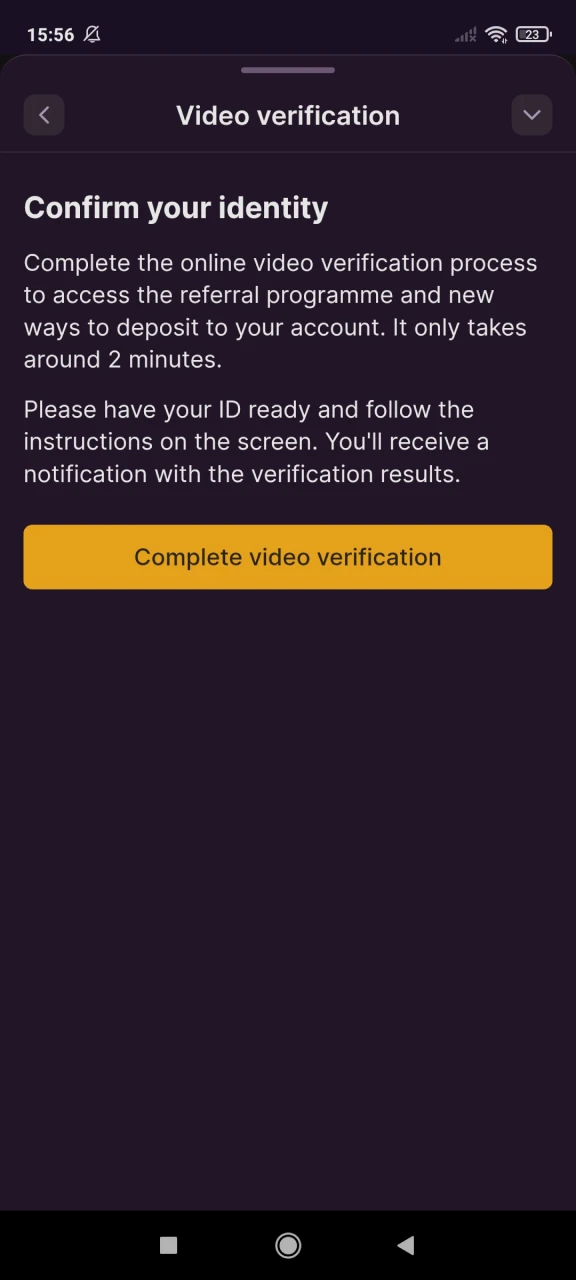 Be sure to pass verification before withdrawing funds to Batery.